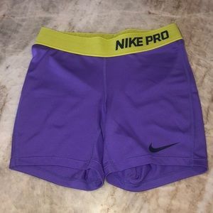 Nike pro compression shorts